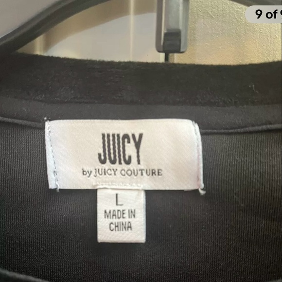 Juicy couture black bodycon cutout dress long sleeve Juniors - Picture 4 of 7